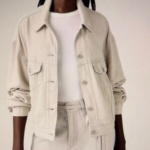 Levi’s linen blend lightweight truckers jacket NEW